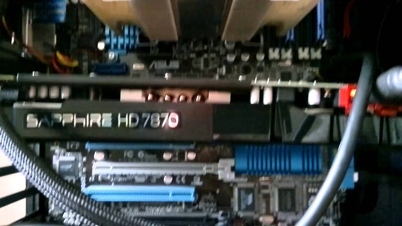 Sapphire HD7870 OC edition fan vibrating problem смотреть онлайн