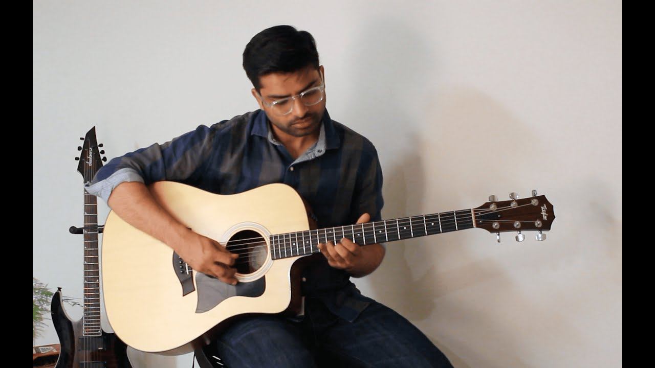 Fade to Black by Metallica Intro Solo Acoustic Cover смотреть онлайн