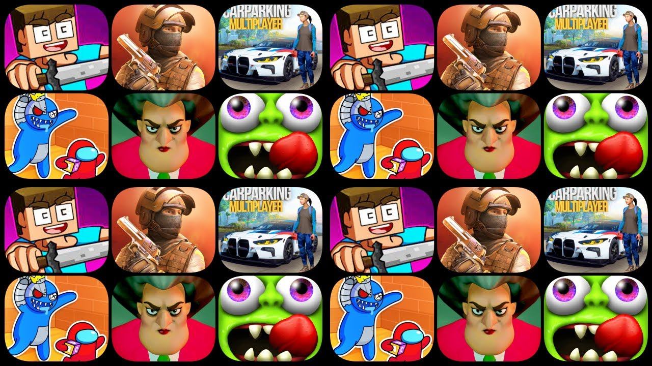 Zombie Tsunami, Car Parking, My Craft Craft Adventure, Scary Teacher 3d, Standoff 2, Rainbow Mons смотреть онлайн