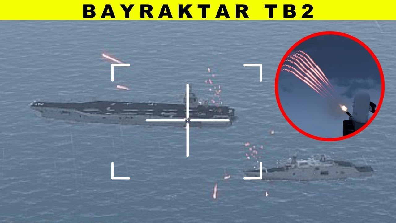 Bayraktar TB2 Drone Destroys C-RAM - Phalanx CIWS - Arma 3 - Military Simulation смотреть онлайн