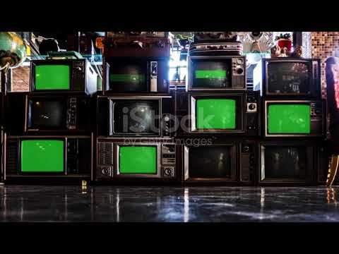 Tv vintage green screen stock video - no copyright video - Tv Green Screen смотреть онлайн