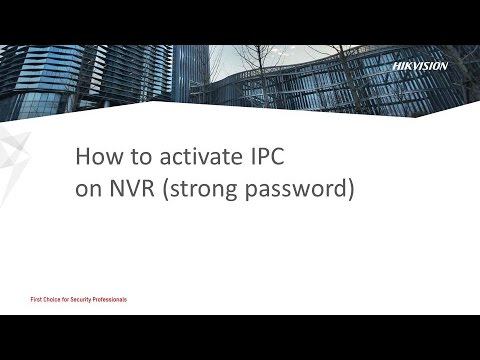 How to activate IPC on NVR (strong password) смотреть онлайн