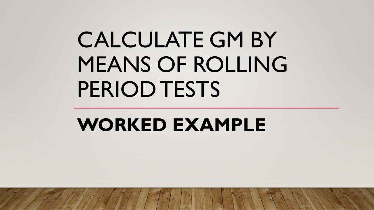 Calculate GM by means of rolling period tests - Ship Stability смотреть онлайн