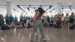 LUIS Y ANDREA bachata ️ Romeo Santos X Grupo Frontera - Angel New York