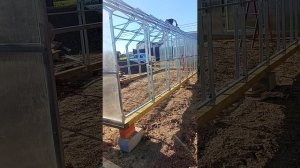 установка теплицы АЛТАЙСКИЙ СКАЗКА 3М/8М