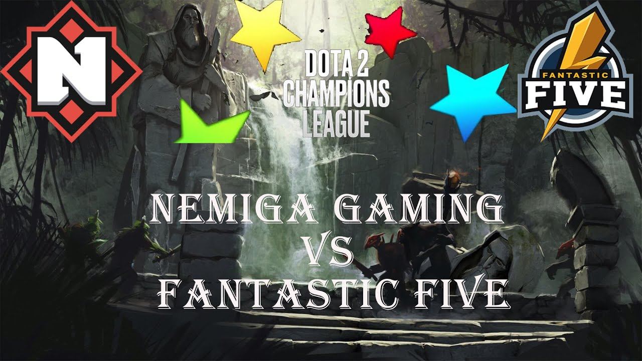 Nemiga Gaming VS Fantastic Five BO3 English Cast Dota 2 Champions League 2021 Season 2 Dota 2 Live смотреть онлайн