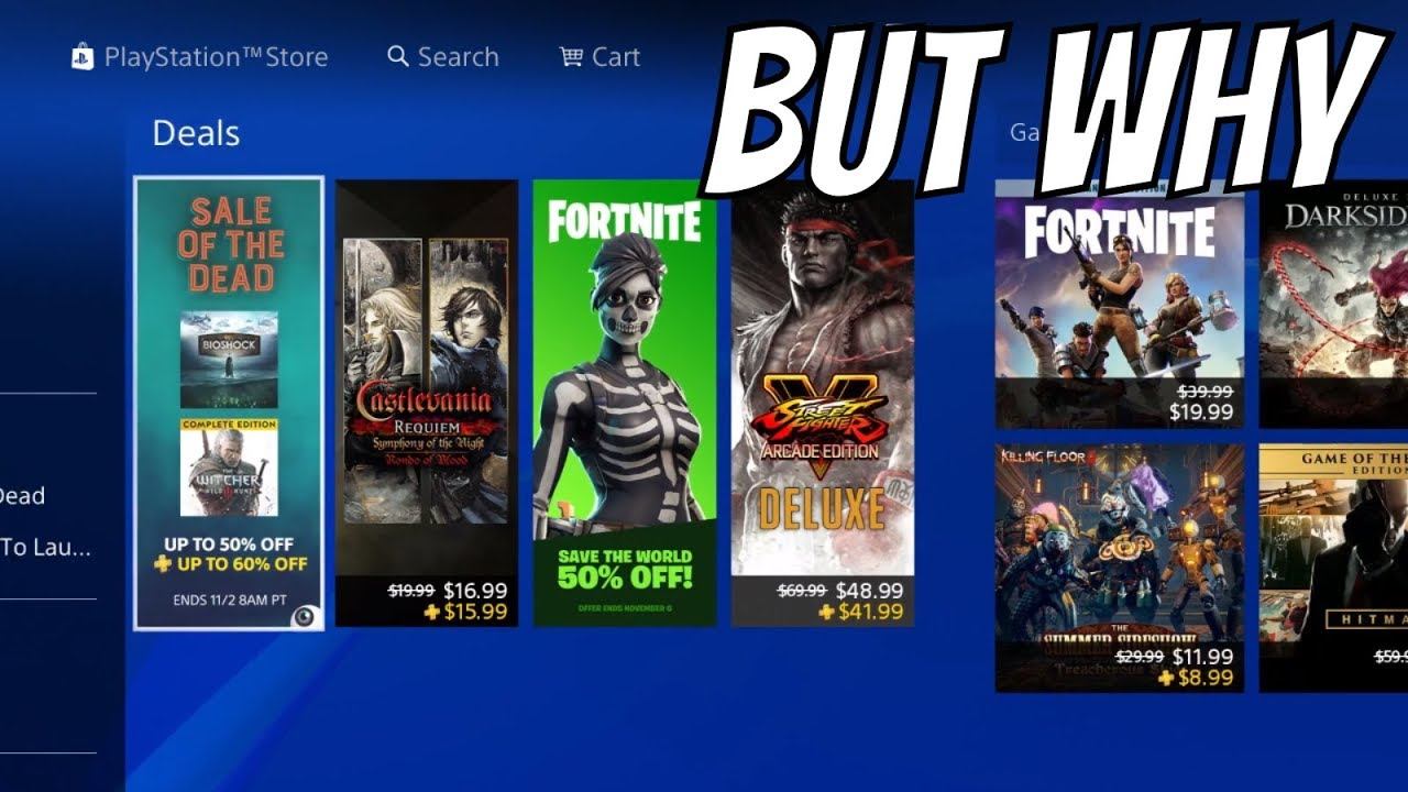 PS4 FORTNITE SALE - BUT WHY? "PS4 Game SALE $3.99" смотреть онлайн
