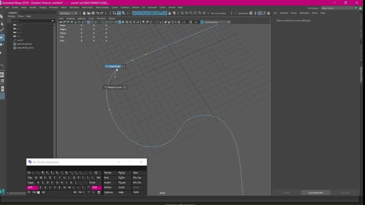 Maya - Extruding By Curve (spline Workflow)