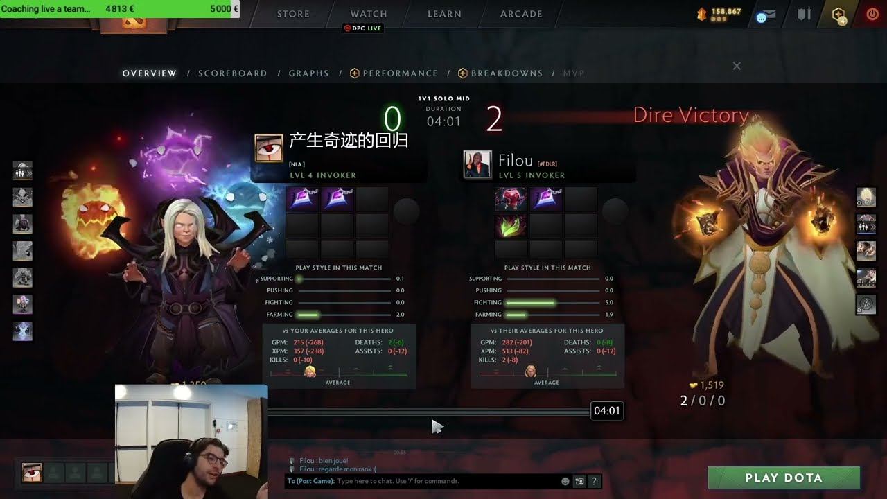 OG Ceb "I got DESTROYED by a legend" after an 1 vs 1 playing invoker mid - dota 2 смотреть онлайн