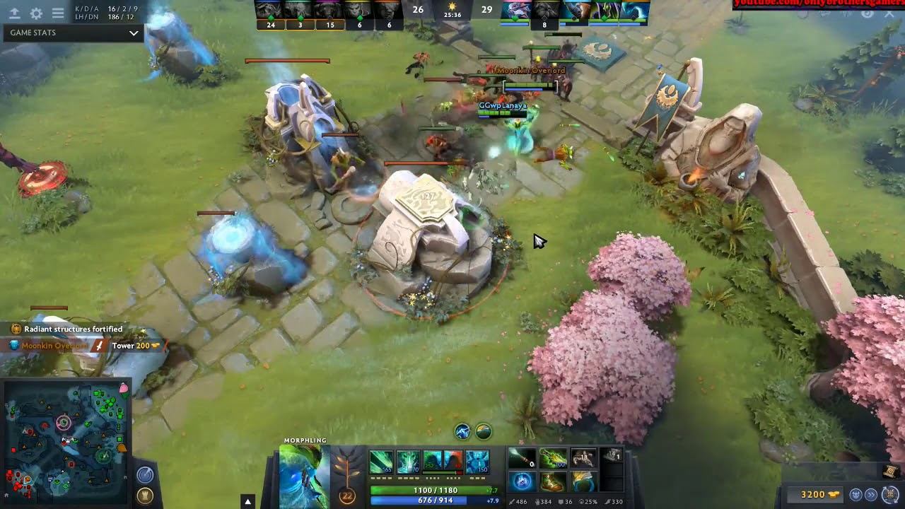 ILLIDAN play morphing dota 2 16 min rampage LOL noob смотреть онлайн