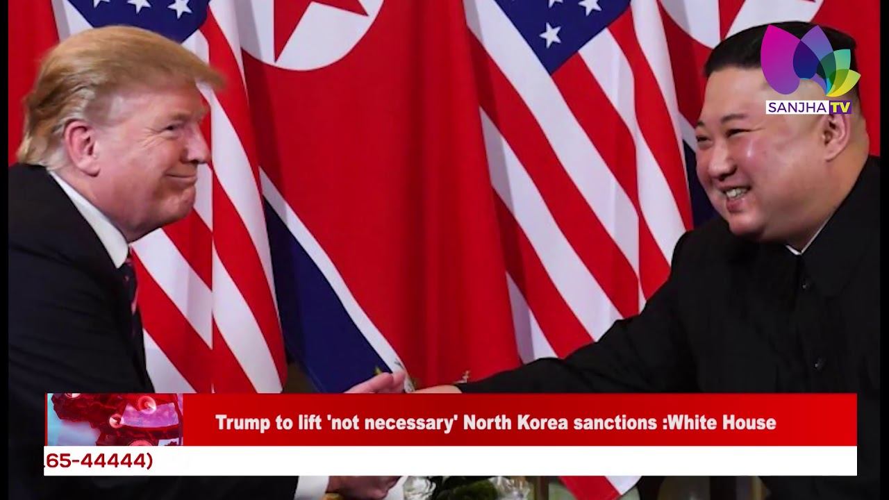 Trump to lift 'not necessary' North Korea sanctions White House | Sanjha TV смотреть онлайн