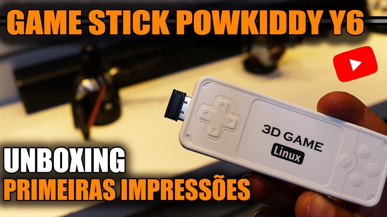 GAMESTICK POWKIDDY Y6 - SERÁ QUE O RETRO GAME E BOM? UNBOXING E PRIMEIRAS IMPRESSÕES [Games] смотреть онлайн