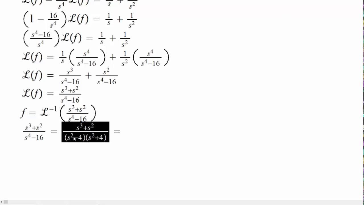 Integral Equation Laplace Transform смотреть онлайн