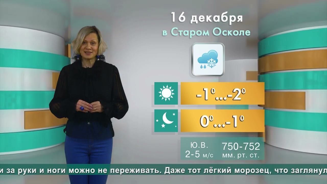 Погода в Старом Осколе на 16 декабря смотреть онлайн