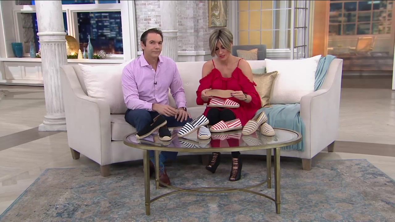 Vionic Orthotic Slip-on Espadrilles - Valeri on QVC смотреть онлайн