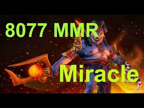 Dota 2 Miracle 8077MMR Lion MID Ranked Match Gameplay! смотреть онлайн