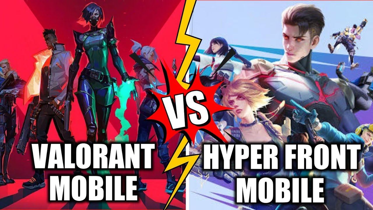 VALORANT MOBILE VS HYPER FRONT - GAMEPLAY COMPARISON смотреть онлайн