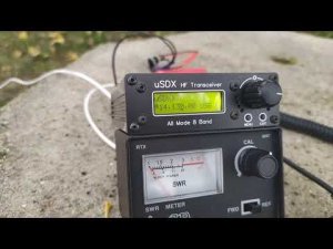 USDX Трансивер.Хорошее прохождение(диполь на 20м)