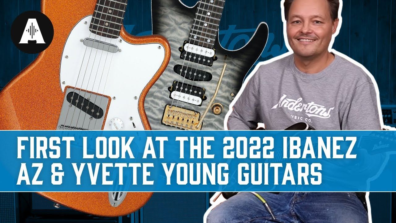 First Look at the New 2022 Ibanez AZ Series & the Ibanez YY20 Yvette Young Signature Guitar! смотреть онлайн