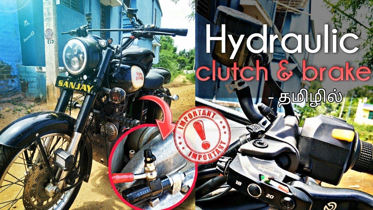 How to install hydraulic clutch and brake ( brembo brakes and clutch ) in tamil #15 смотреть онлайн