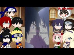 Реакция друзей Наруто🍲 На грустные Тик токи с Итачи и Наруто🗻. "4 минуты стекла🌌" "Iki Akkerman🍁"