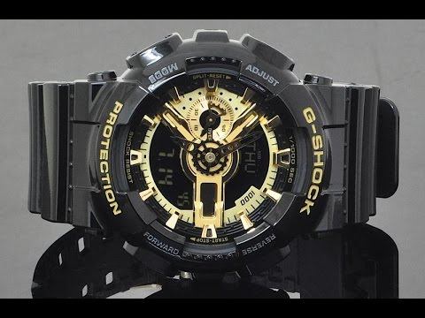 обзор спортивных часов Casio G Shock GA 110GB 1A смотреть онлайн