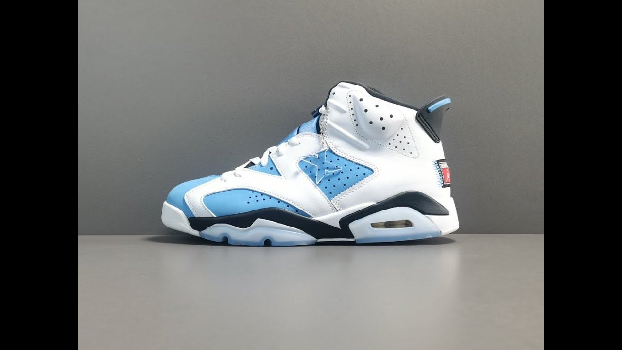 Air Jordan 6 'University Blue' смотреть онлайн