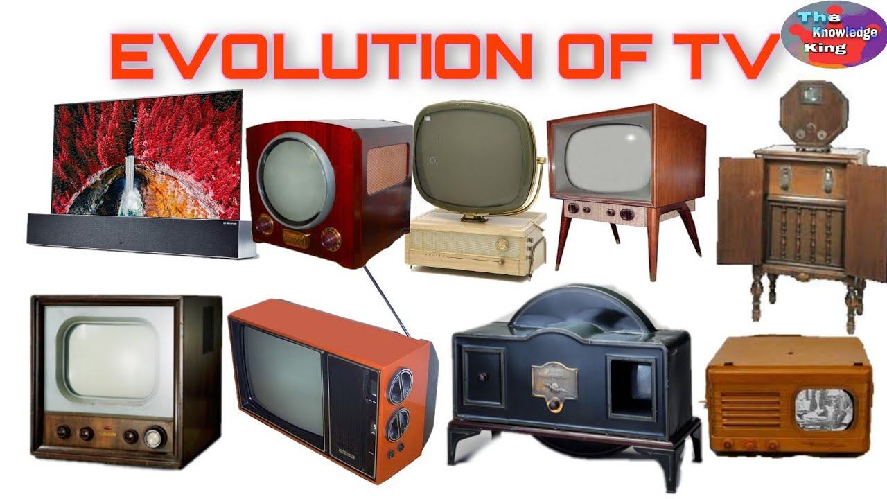 The evolution of television / evolution of Tv / The knowledge king / Old tvs / world first Tv / смотреть онлайн