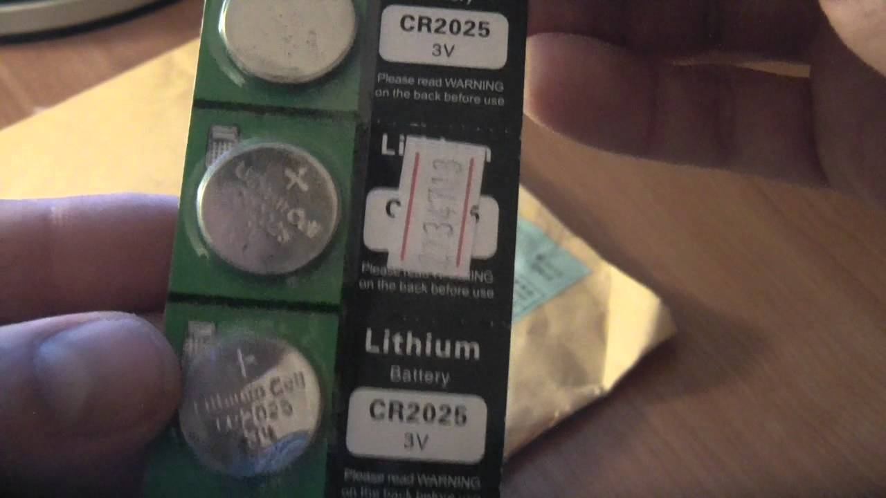 CR2025 3V Lithium Cell Button Battery (5-Pack)