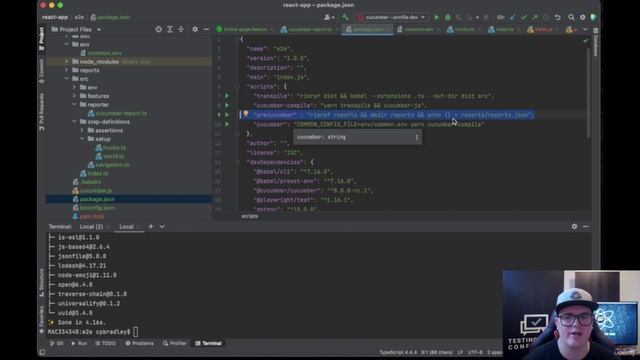 24 - Cucumber reporter and our first Dynamic Test Runner Script смотреть онлайн