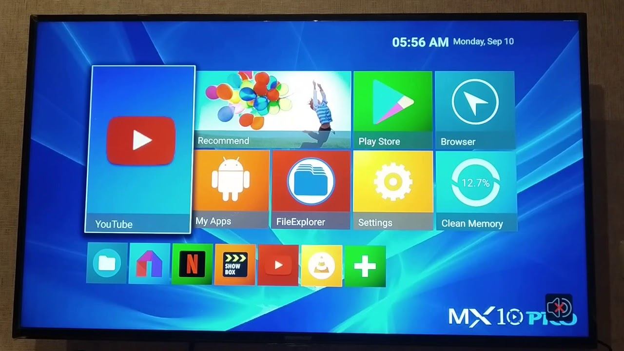 Первый запуск TV BOX MX10 PRO смотреть онлайн