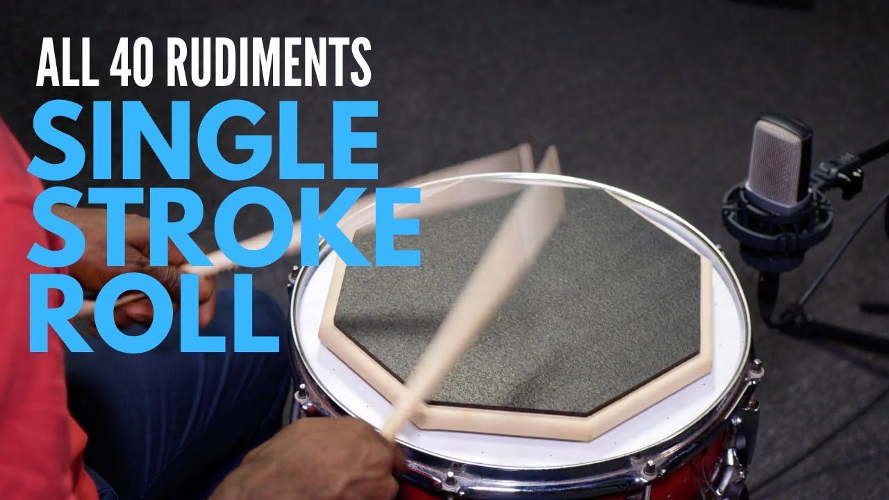 How To Play Single Stroke Roll - Drum Rudiment Lesson смотреть онлайн