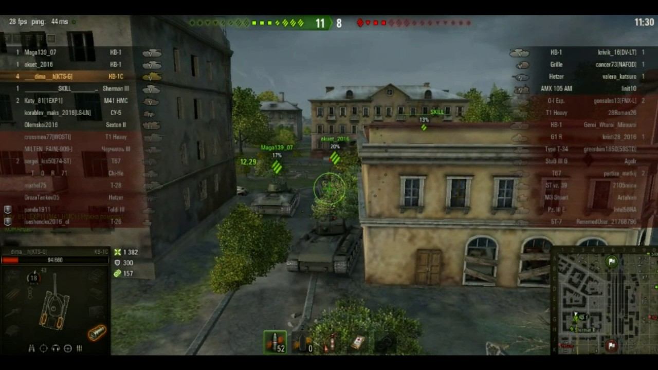 Хороший бои на танке КВ-1С WoT смотреть онлайн