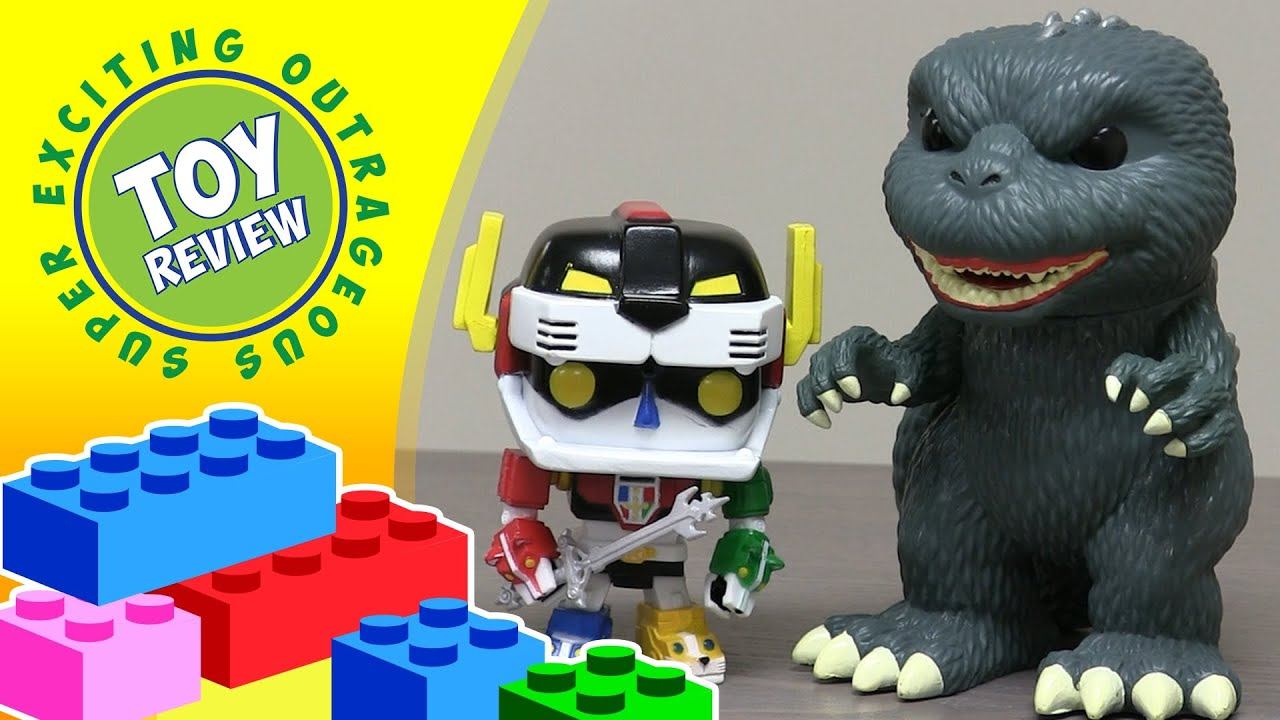 Pop! Vinyl Godzilla & Voltron - Funko Toy Review смотреть онлайн