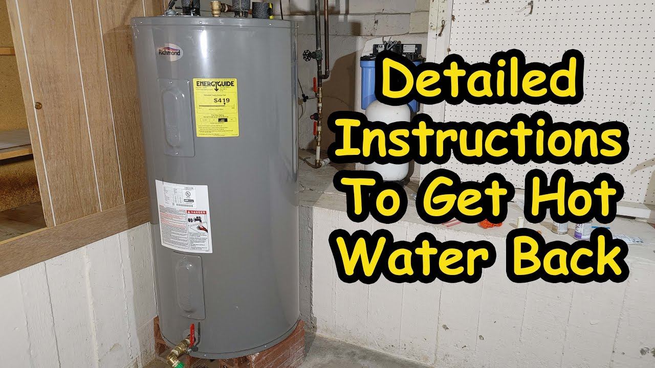 How to Fix No Hot Water From Water Heater | Electric Water Heaters смотреть онлайн