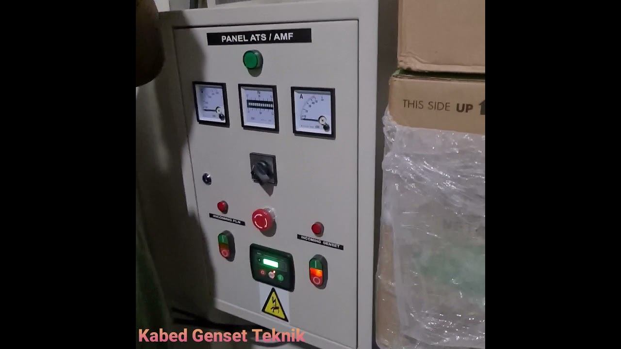Test Genset 12kva dan Panel ATS AMF 32a auto pada padam PLN смотреть онлайн