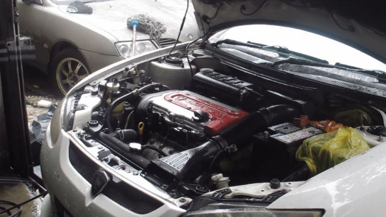 Proton Satria Neo CPS Engine Bay Cleaning. смотреть онлайн