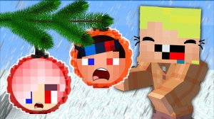 🎅🎀Я ПРЕВРАТИЛА ШЕДИ и ЛЕСКУ в ЕЛОЧНЫЕ ИГРУШКИ в МАЙНКРАФТ! НУБИК ТРОЛЛИНГ НОВЫЙ ГОД