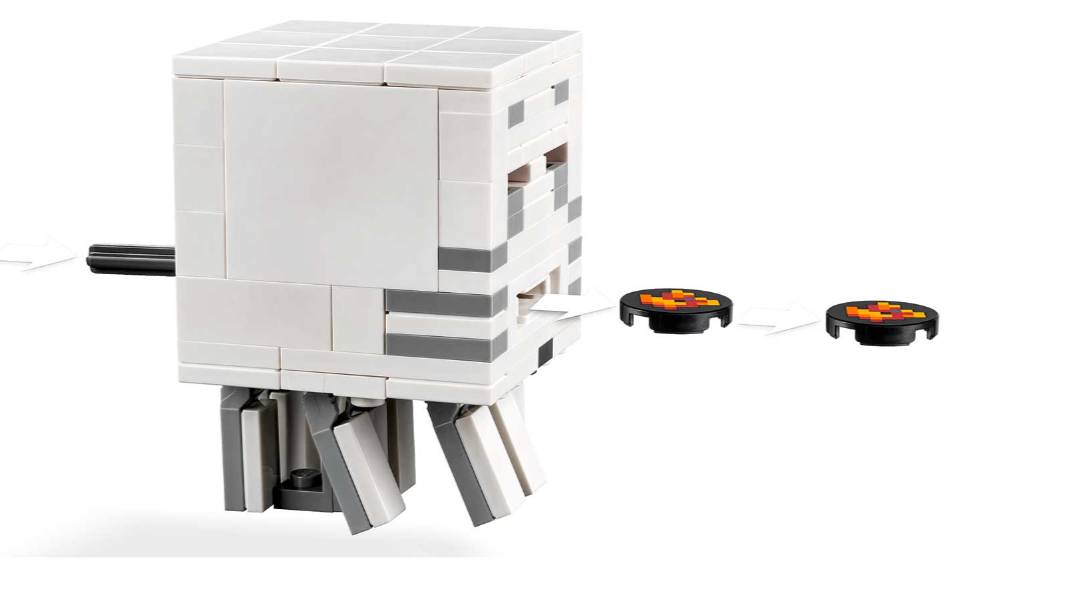 Lego. Лего . гаст из майнкрафта.Minecraft 21255 смотреть онлайн