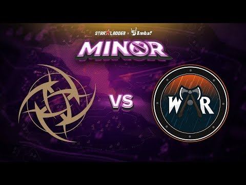 Ninjas in Pyjamas vs Wind and Rain Game 2 - SL ImbaTV Minor EU Qualifier: Group Stage смотреть онлайн