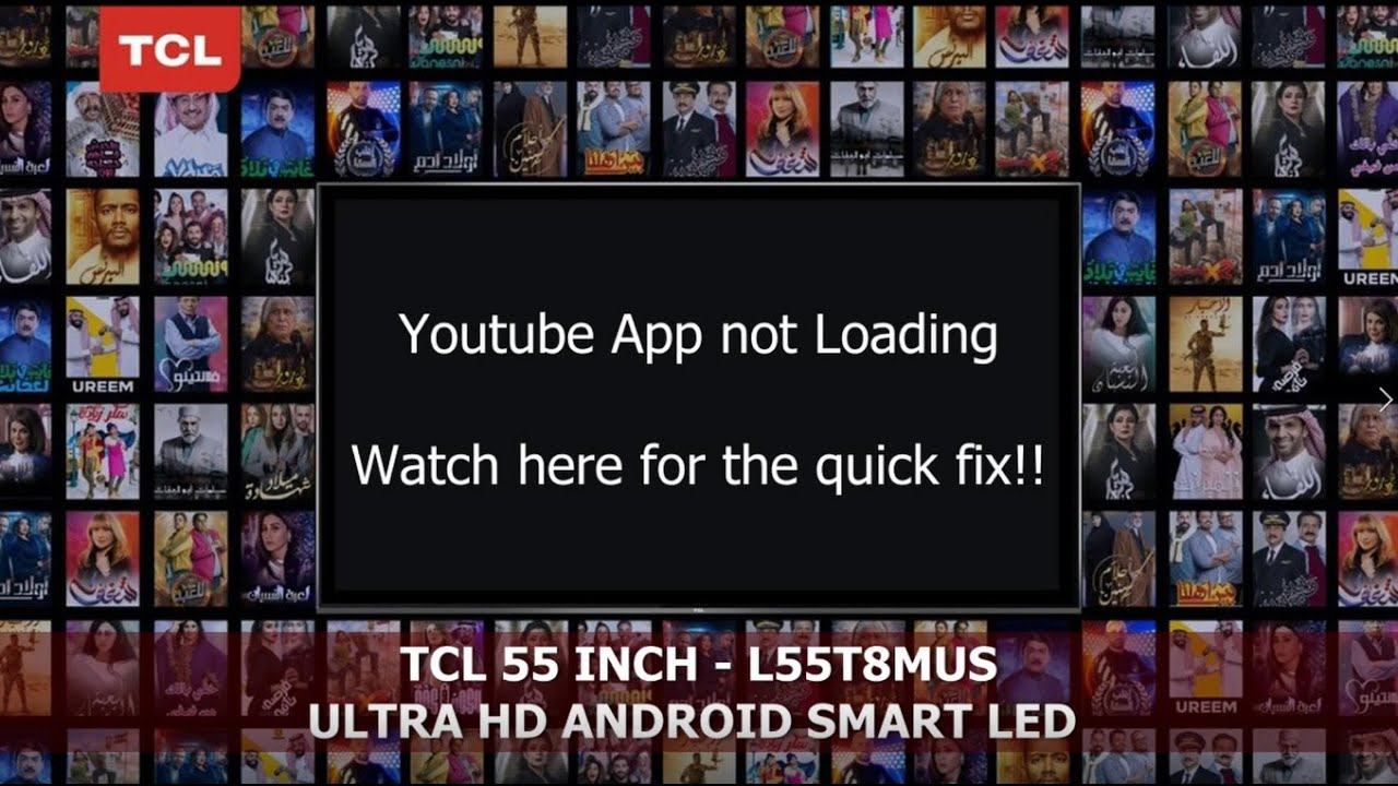 Youtube not working with TCL 55 Inch, L55T8MUS, How to fix, Restore to factory default. смотреть онлайн