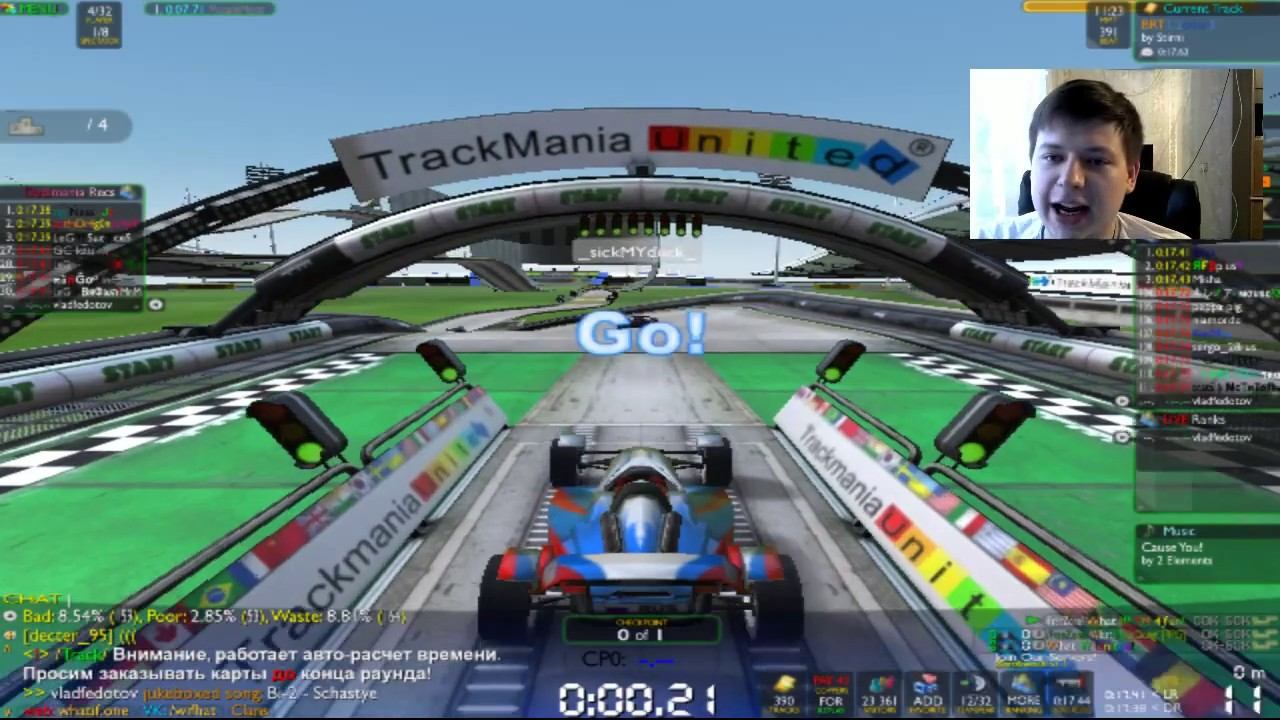 Летсплей с раздолбаем OFFLINE. TrackMania Nations Forever #3 смотреть онлайн