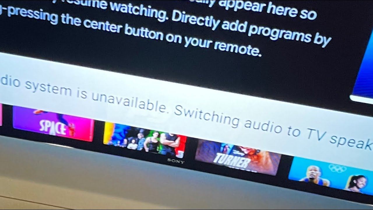 Sony Bravia Audio External Speakers Not Working смотреть онлайн