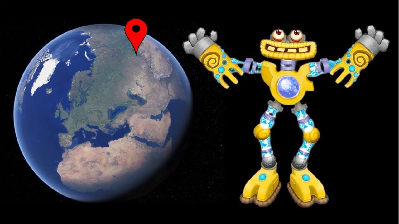WUBBOX in real life - Google Earth | my singing monsters in google maps смотреть онлайн