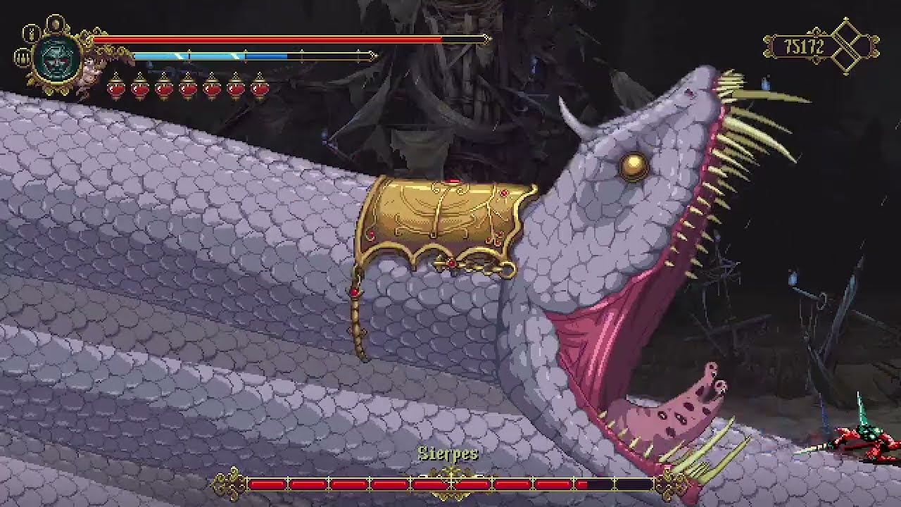 Blasphemous | Sierpes boss fight (Wounds of Eventide DLC) смотреть онлайн