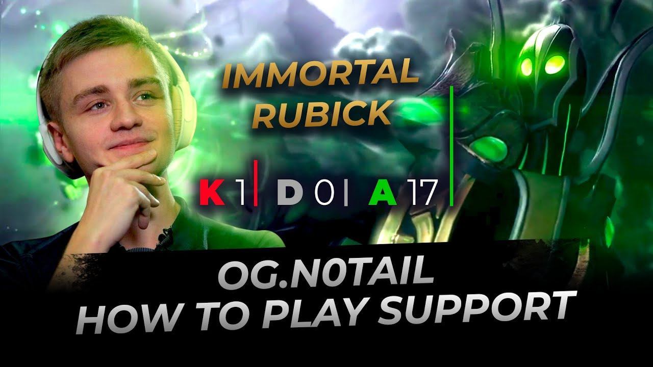 Rubick by OG.n0tail - Dota 2 Replay Full Gameplay смотреть онлайн
