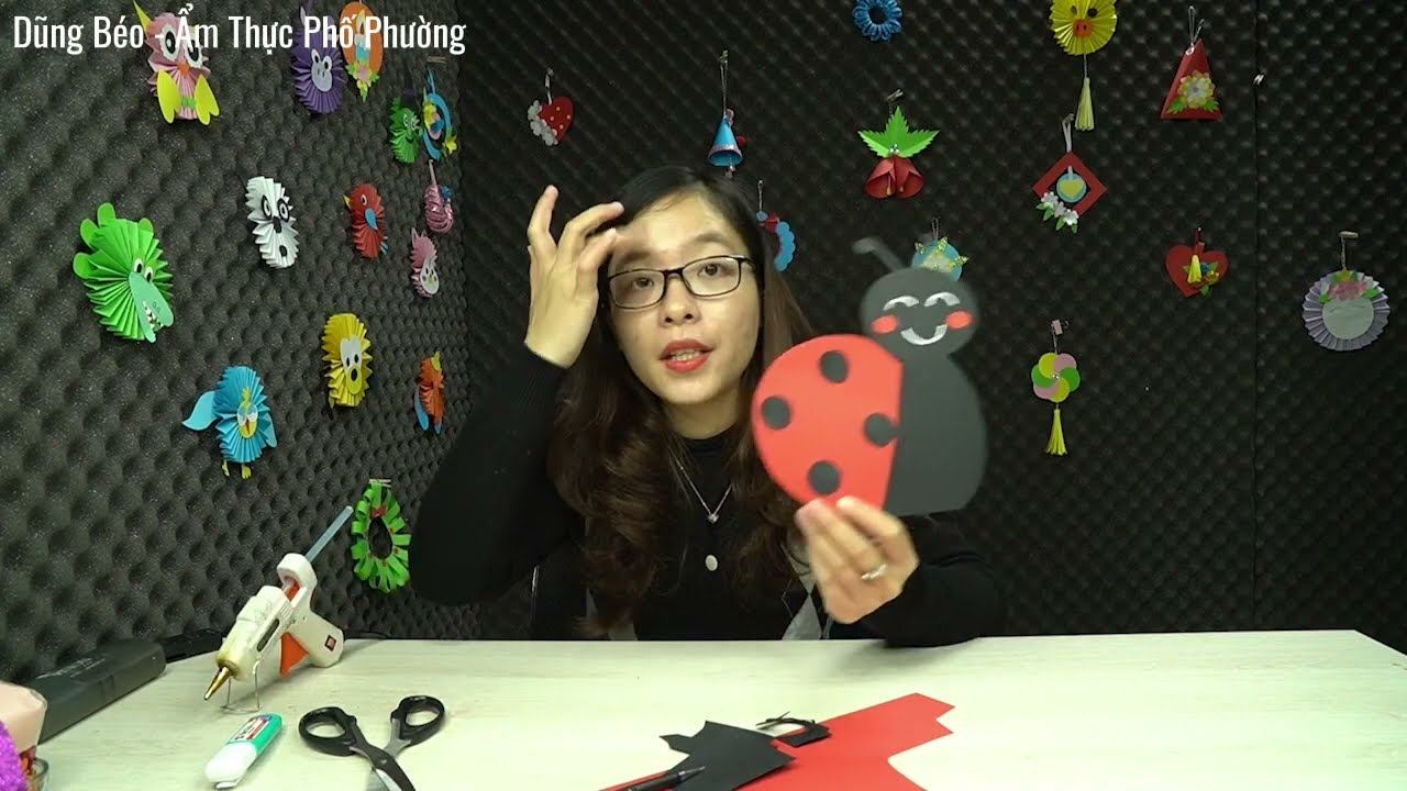 Hướng dẫn làm vòng cổ hình trái tim từ giấy xếp Origami | Dũng Béo - Ẩm Thực Phố Phường смотреть онлайн