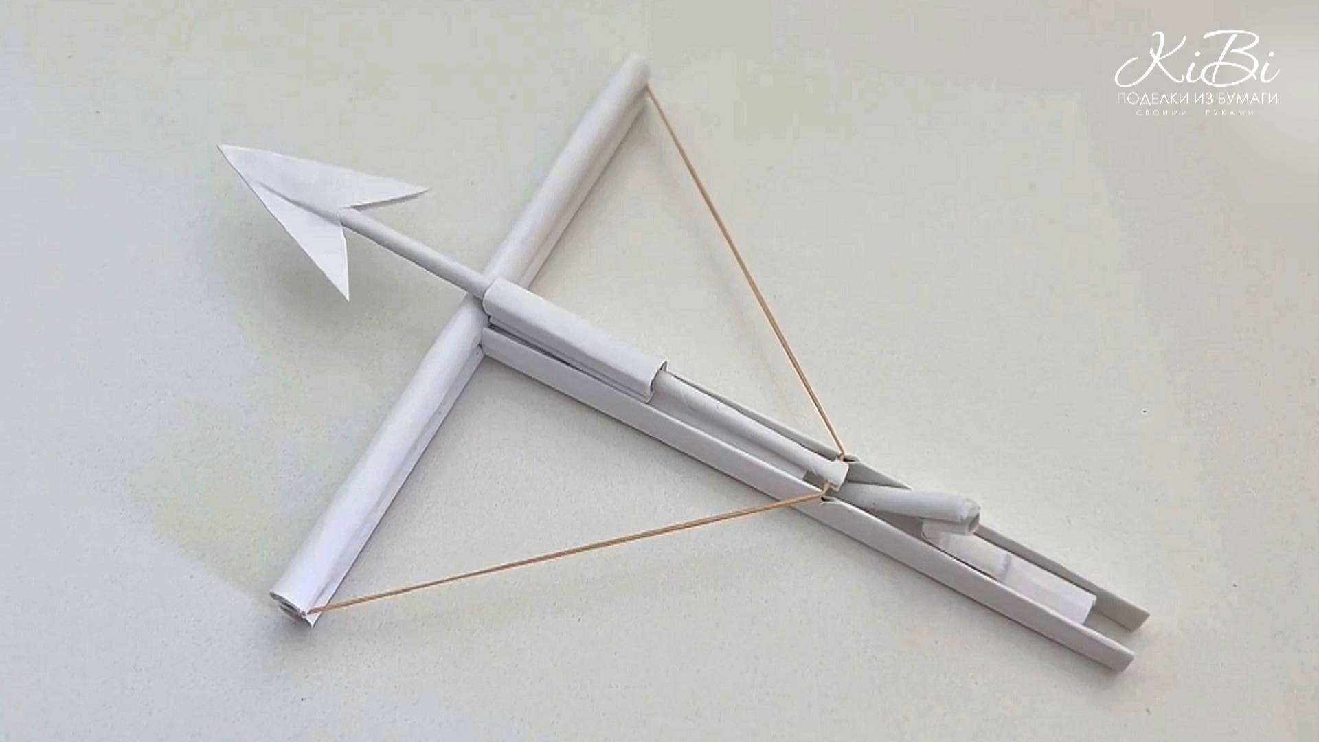Арбалет из бумаги который стреляет бумажными СТРЕЛАМИ| Оригами Поделки своими руками | DIY смотреть онлайн