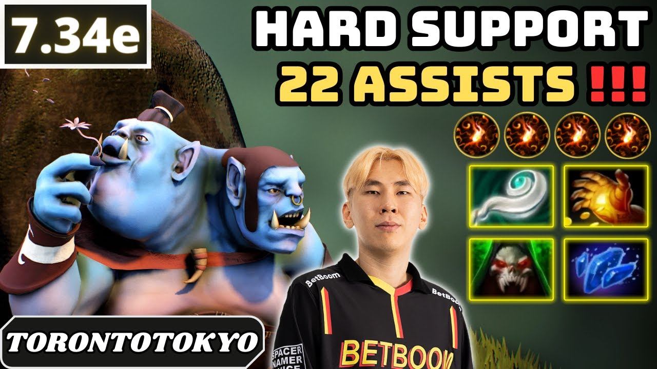 7.34e - TORONTOTOKYO Ogre Magi Hard Support Gameplay 22 ASSISTS - Dota 2 Full Match Gameplay смотреть онлайн
