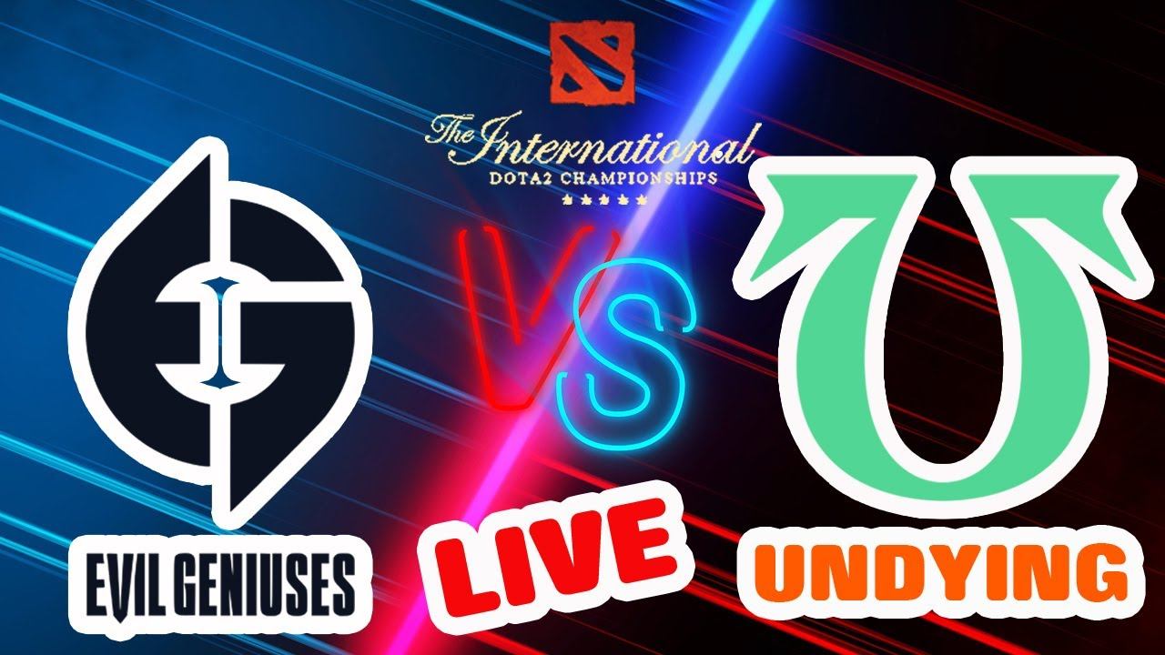 EVIL GENIUSES vs UNDYING. Dota 2 live.The International 2021 смотреть онлайн
